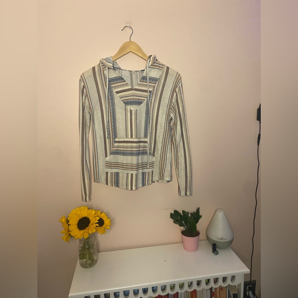Multicolored lightweight sweatshirt